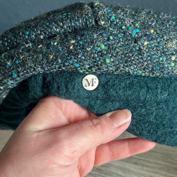 Stylish Green 100% Virgin Wool Women\'s Cap